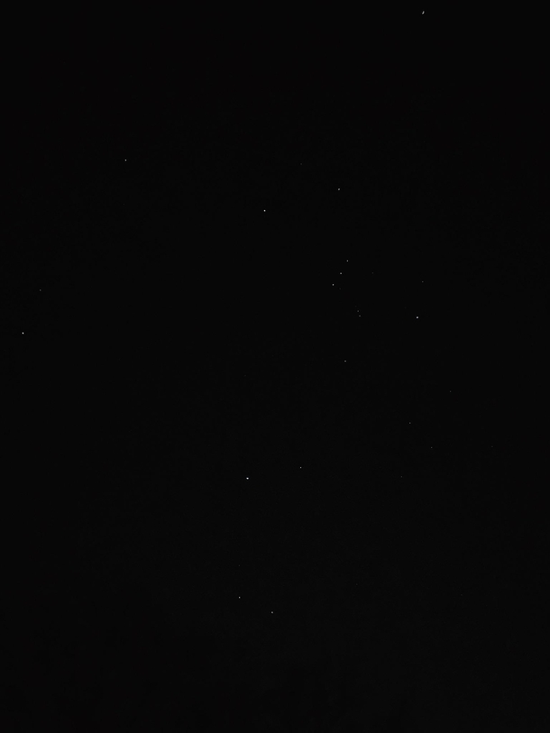 i took this on my phone a couple months ago of Orion