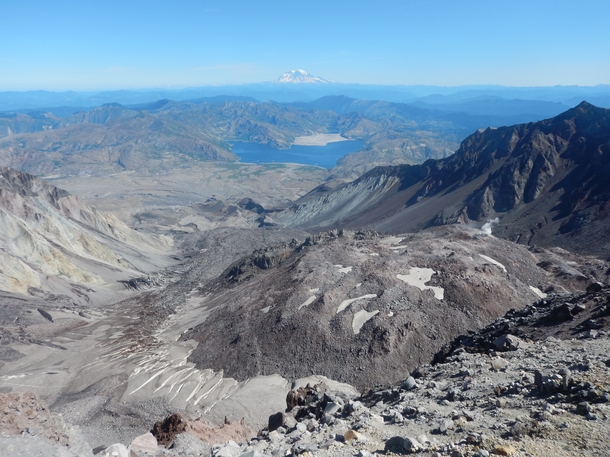 I understood the power of it when I saw it in person - Crater View From Summit of Mt St Helens Summit 
