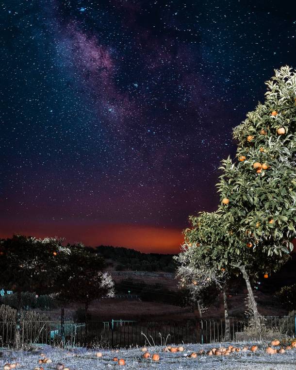 I was able to snap this milky way shot while working as a set photographer for a movie this weekend This is Huelva Spain 
