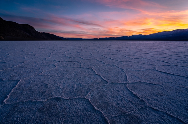 I was not entirely sure I was on earth when I took this shot enjoy the beautiful Death Valley sunset 