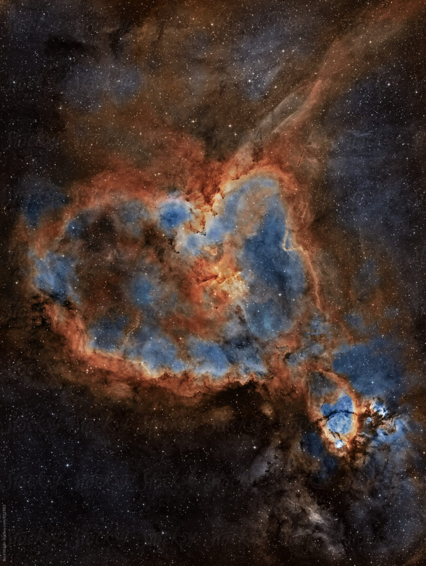 IC  The Heart nebula Image Credit Sara Wager
