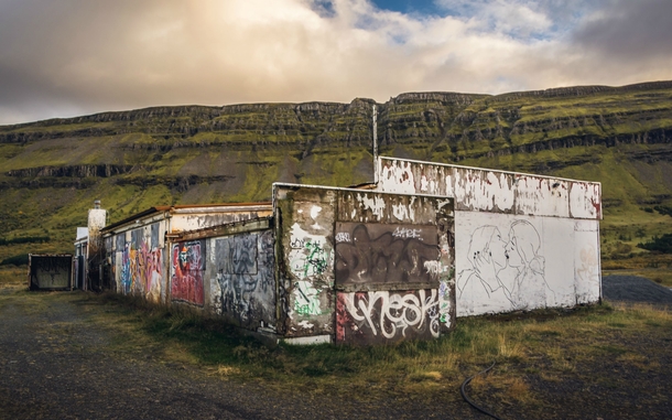 Icelandic Graffiti Building 
