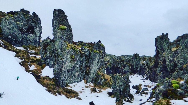 Icelands landscape in winter  