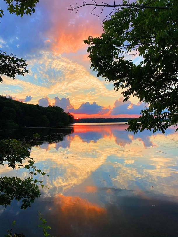 Im a park ranger and Nimisilla park Ohio is one of my favorite spots to patrol at sunset- 