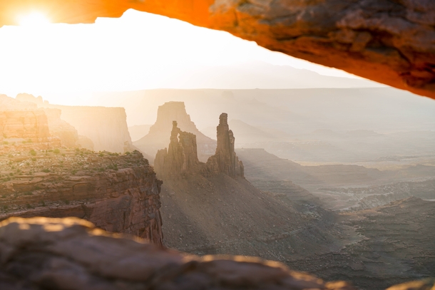 Im not a morning person but its hard to be cranky while watching a Canyonlands sunrise 