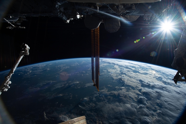 Imagine being an astronaut and waking up to these views