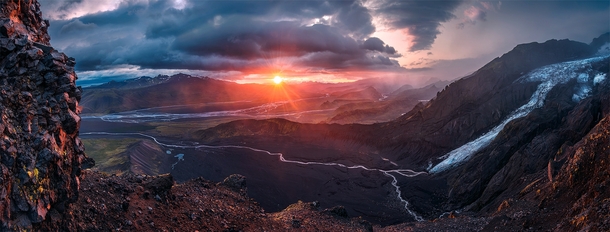 In the land of Mordor where the shadows lie - A gorgeous shot taken of Thorsmok Southern Iceland  Photo by Max J R