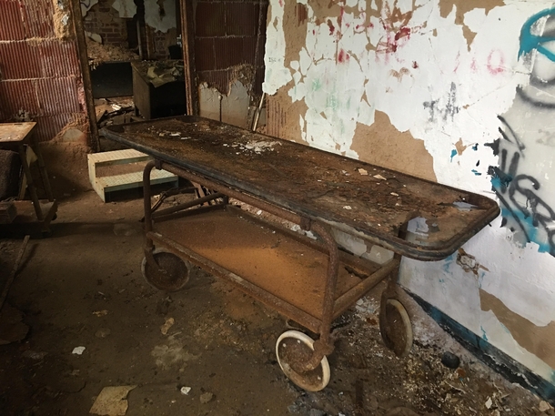 In the Morgue at Forest Haven Asylum