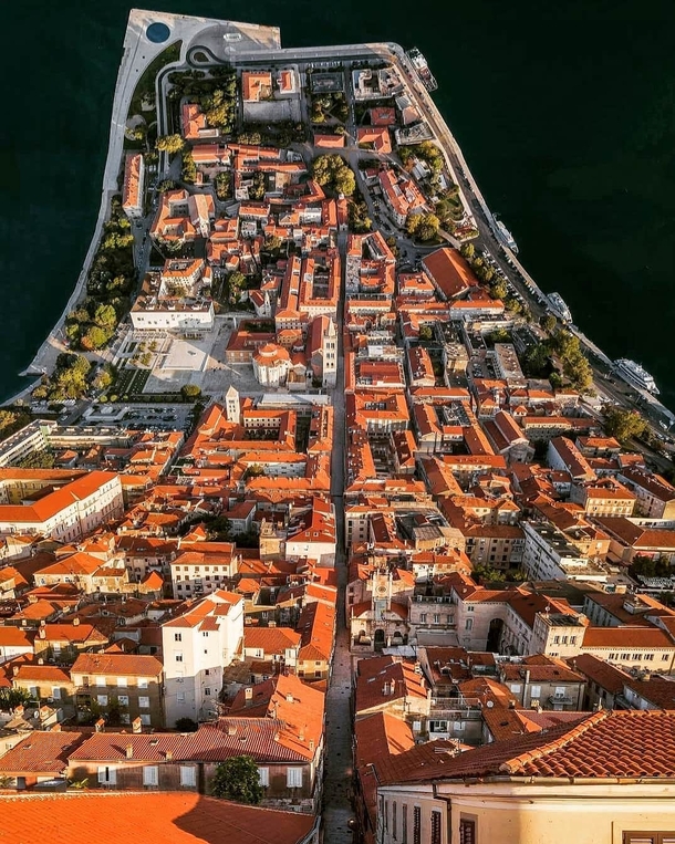 Inception theme on this picture of Zadar Croatia