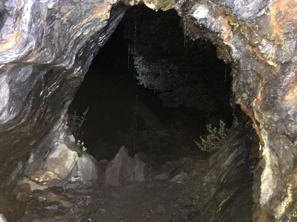 Inside an abandoned gold mine s