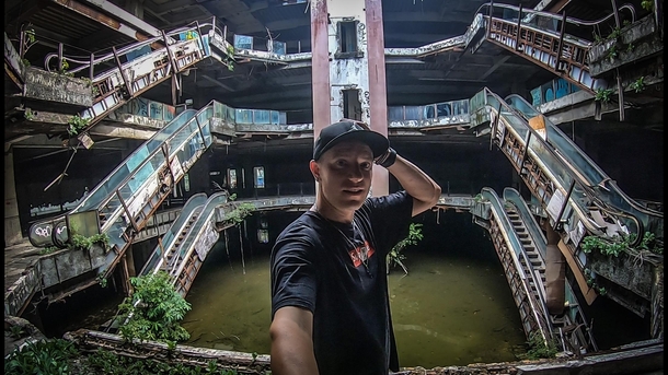 Inside an abandoned mall in Bangkok New World Mall was built in  and partially destroyed in  Amazing to see the inside If you would like to see the video httpswwwyoutubecomwatchvkubkoKilI