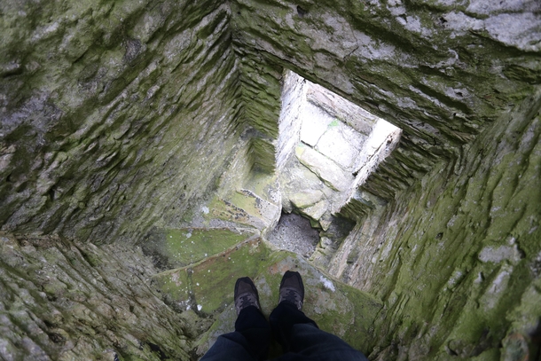 Inside an Old Watchtower on the Irish Coast