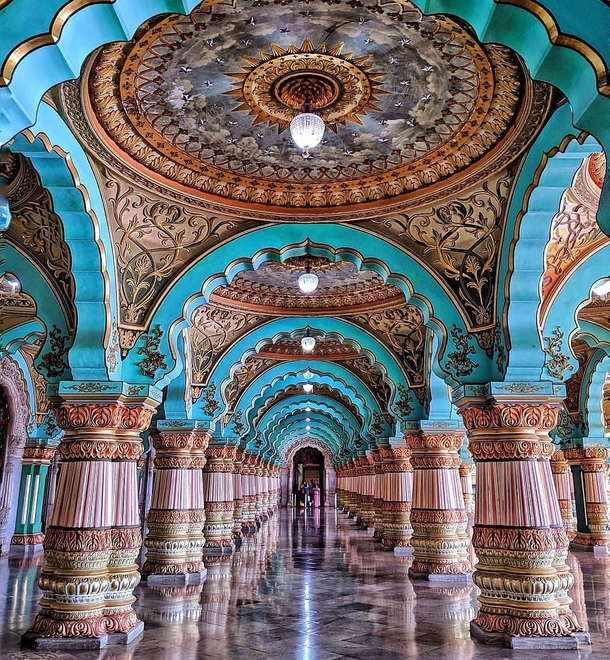 Inside Mysore Palace 