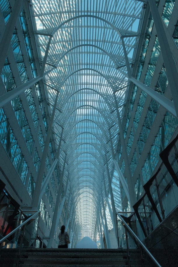 Inside of a mall in Toronto