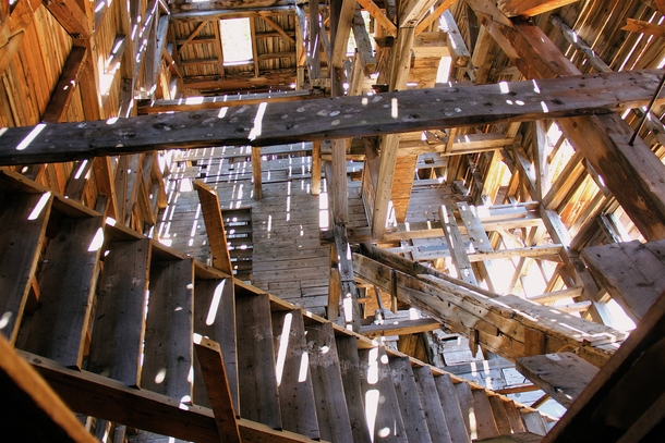 Inside the Champion Mill in the Colorado Rockies 
