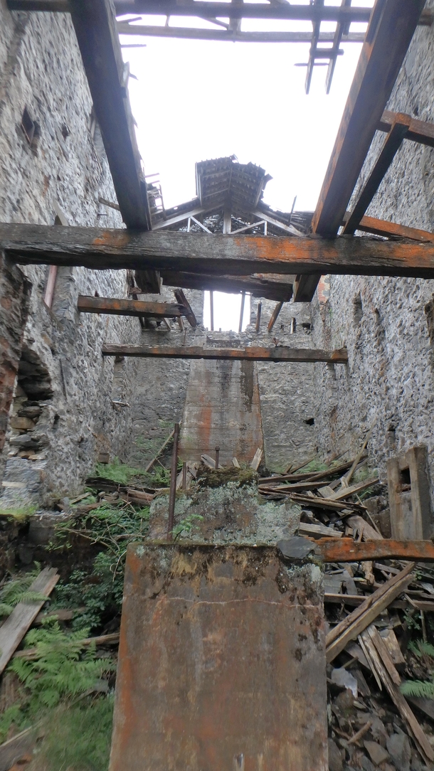 Inside the Old Klondyke lead mill