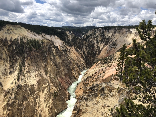 Inspiration Point Grand Canyon of Yellowstone NP 