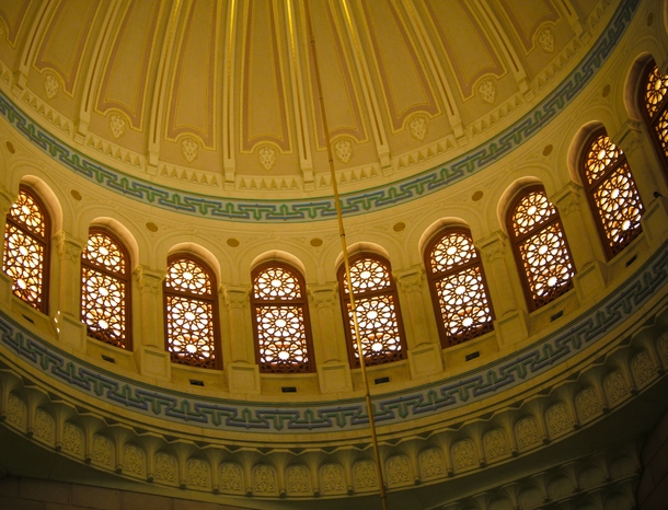 Interior of Masjid Nabawi Madinah 