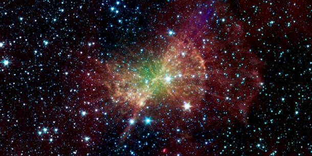 IR Image of the Dumbbell Nebula 