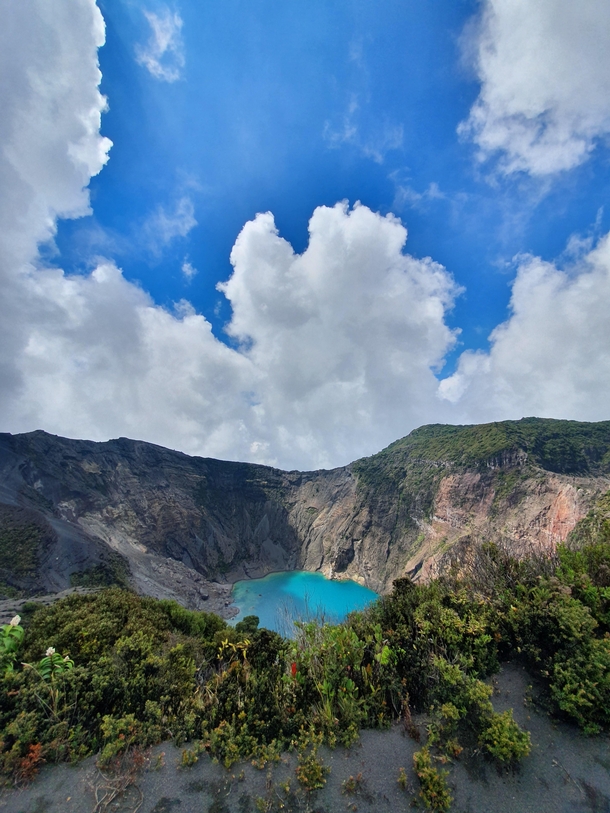 Irazu Volcano Crater Costa Rica Unedited 