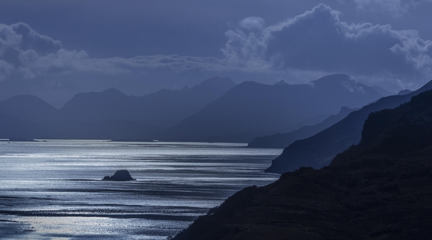 Isle of Skye Atmospheric Recession - A North of Portree Isle of Skye Scotland  x  OC