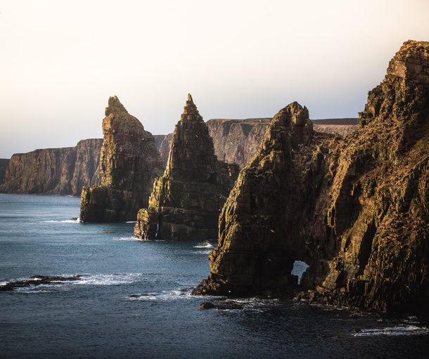 Its a long drive up to the most north-easterly point of Britain But its worth it The Duncansby Stacks 