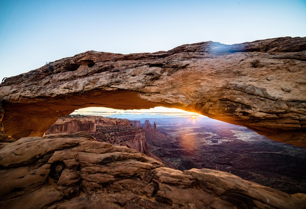 Its been a goal of mine to get out to Mesa Arch in Canyonlands National Park in Utah and photograph the sunrise for a while It didnt disappoint 