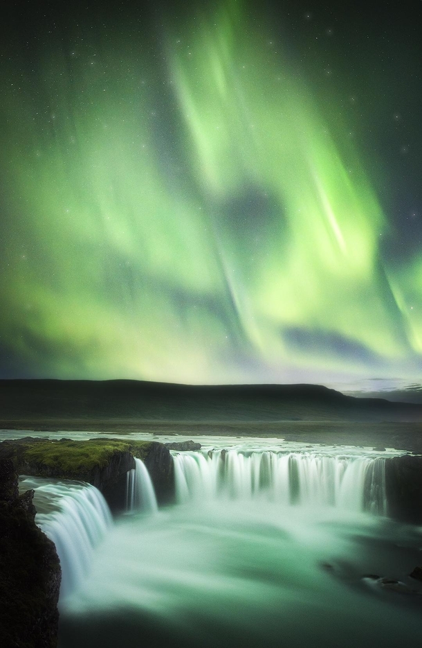 Its easy to see why its called Waterfall of the Gods Goafoss Iceland  tristantodd