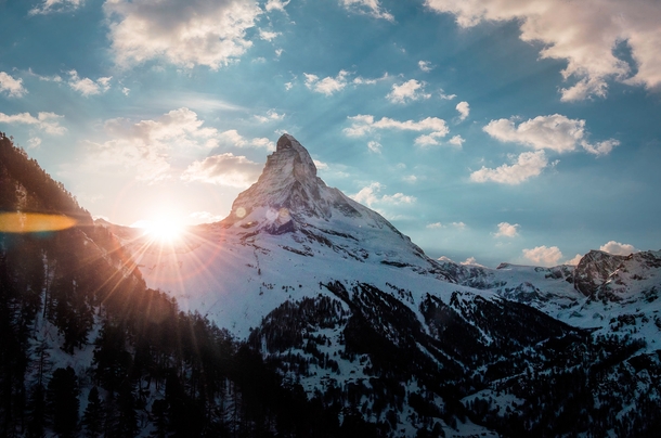 Its no surprise that People often mistake our mountain as the inspiration behind the Paramount logo Switzerland 