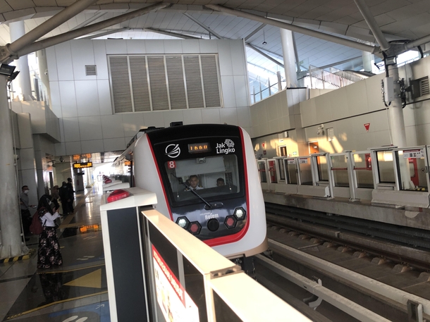 Jakarta LRT a new system first opened in  its supposed to serve athletes playing for Asian Games  but the completion got delayed so they use other methods of transport instead
