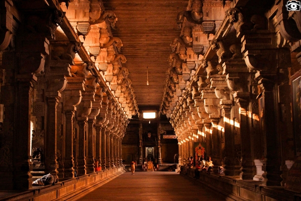Jambukeswarar Temple in Tamil Nadu INDIA goes back to nd century and contains over  pillars