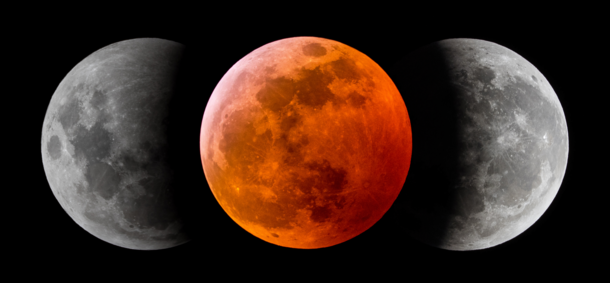 Jan - total lunar eclipse over Myrtle Beach SC