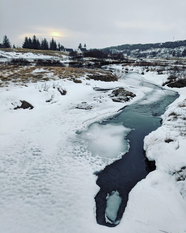 January in ingvellir Iceland