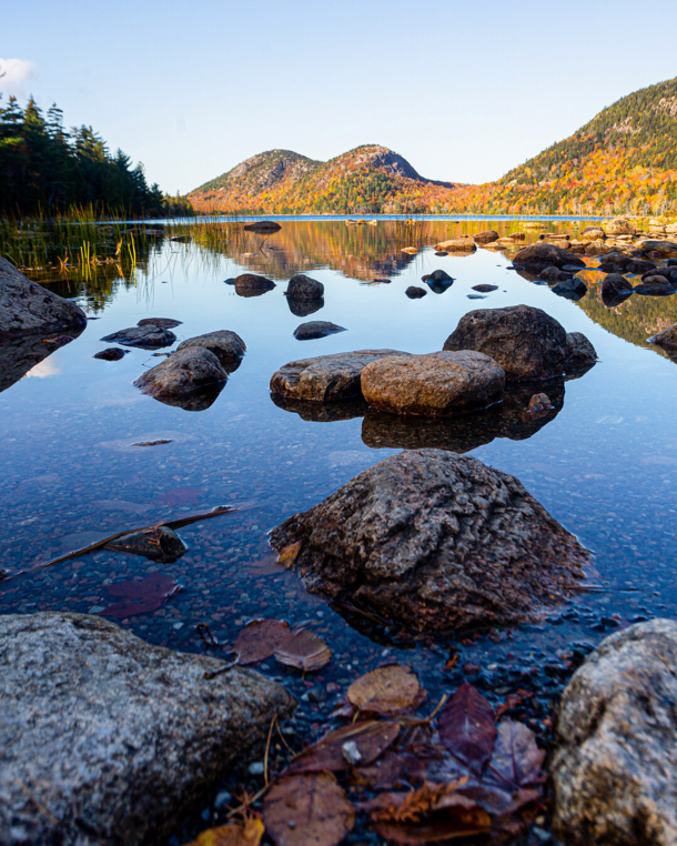 Jerome Pond in Acadia National Park Maine 