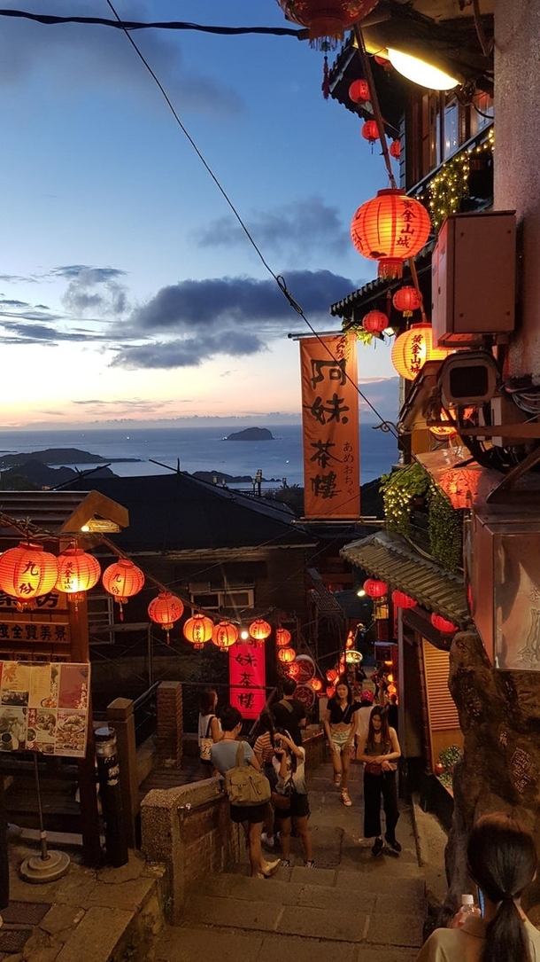 JiuFen City Taiwan Old Street allegedly inspired by Spirited Away