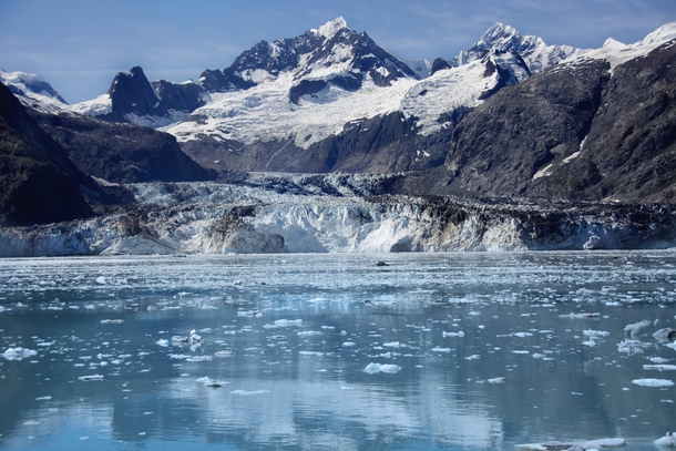 Johns Hopkins Glacier Glacier Bay Alaska  OC