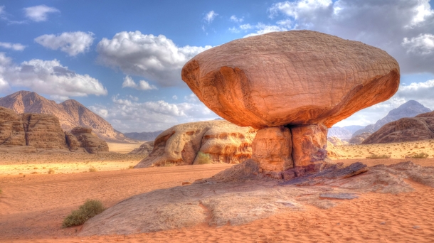 Jordanian Mushroom Wadi Rum Jordan 