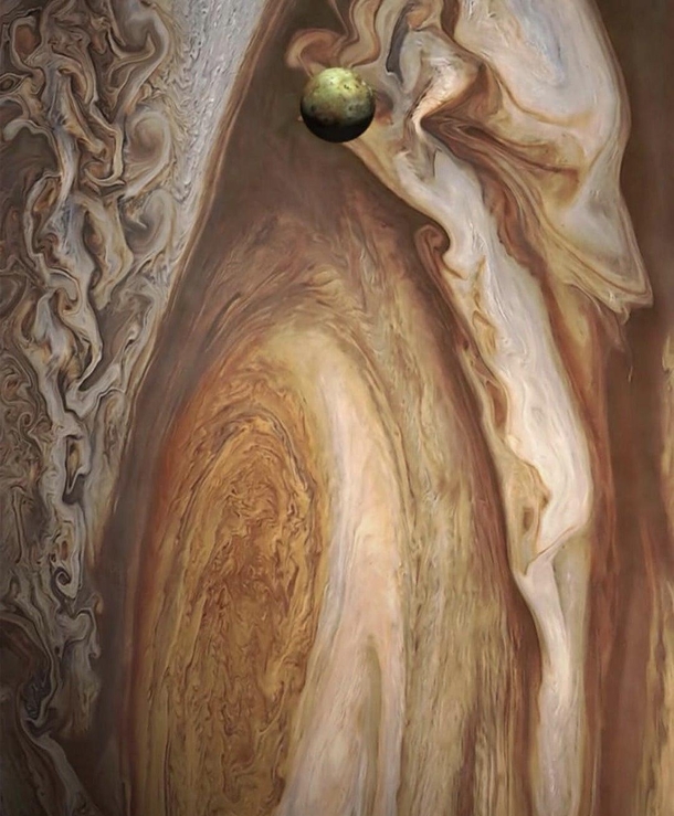 Jupiter and its fifth moon Io