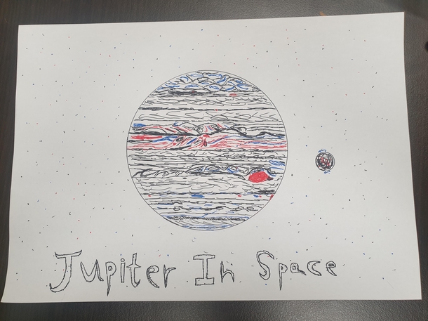 Jupiter In Space