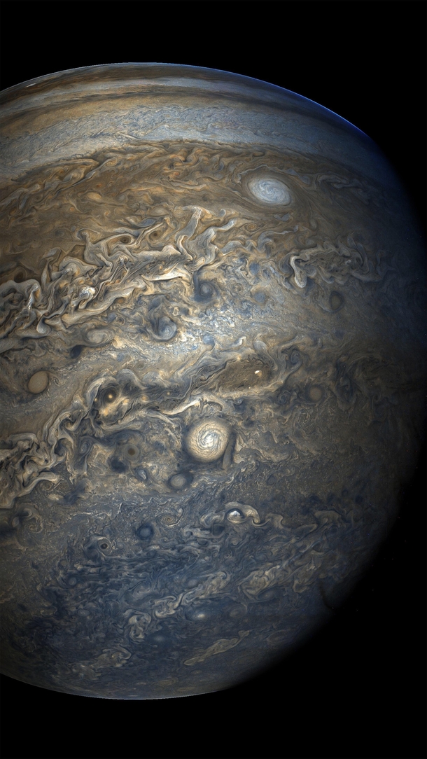 Jupiters southern hemisphere