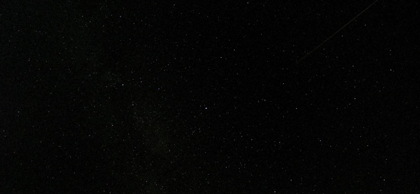 Just a Gopro  A clear night way out in the dunes and a shooting star in the top right for good measure