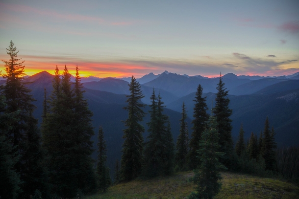 Just another British Columbia Sunset Manning Provincial Park BC 