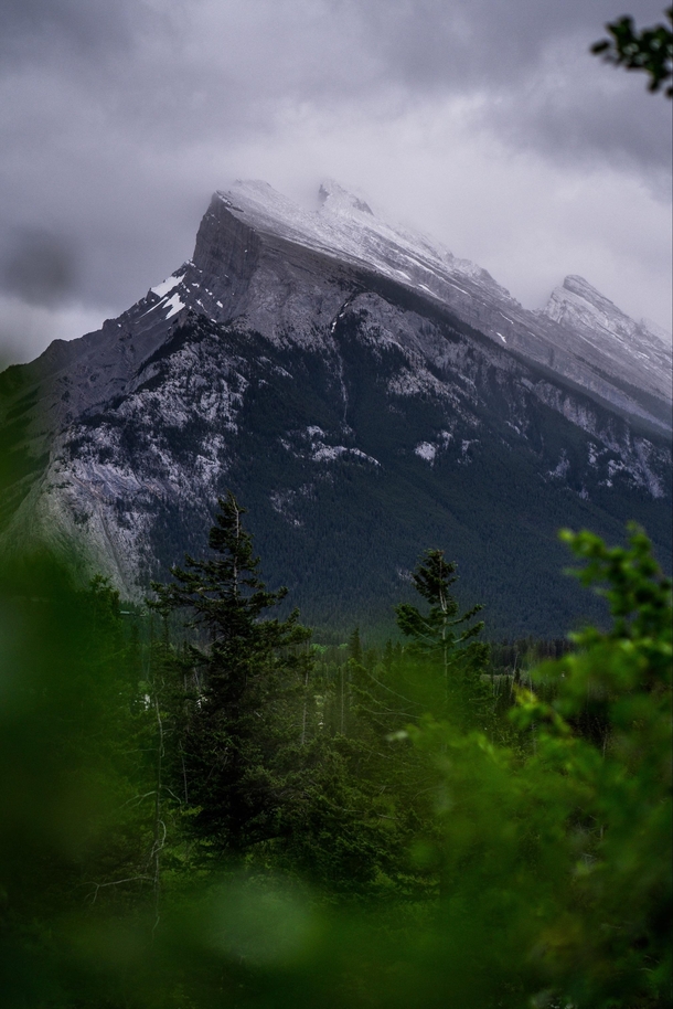 Just before the storm Mount Rundle Banff 