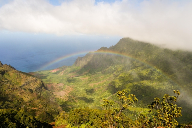 Kakalau Kauai  I think that rainbow is almost always there