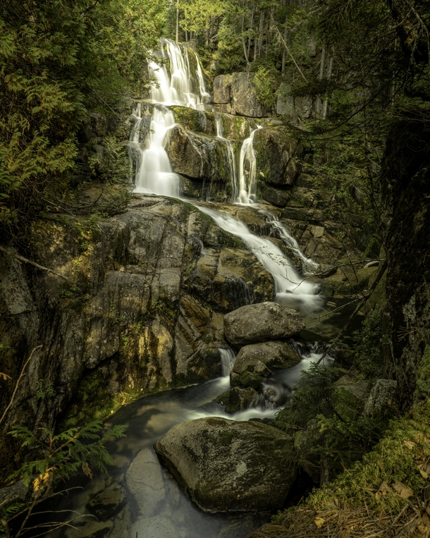 Katahdin Falls in Maines Baxter State Park  IG anthonyclune