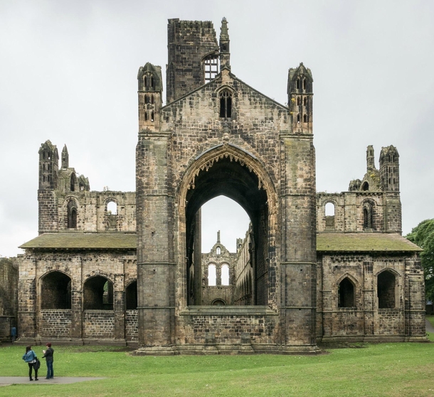 Kirkstall Abbey Leeds England Built in  Disestablished and sacked in  by Henry VIII