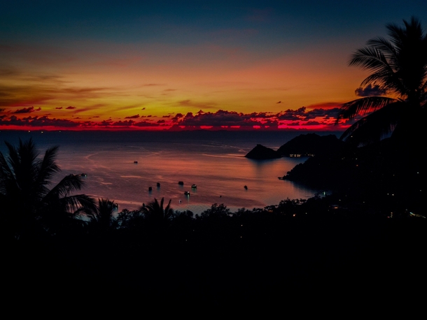 Koh Tao Thailand Gorgeous sunsets almost every night
