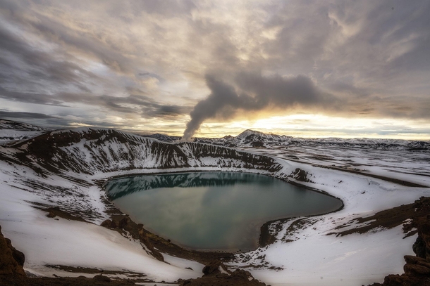 Krafla Viti Crater - Iceland - 