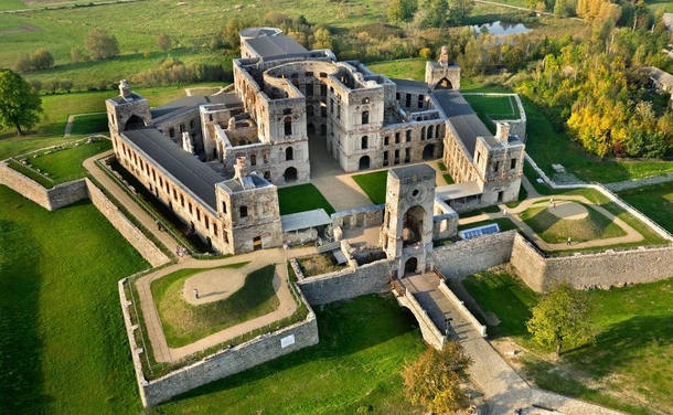 Krzytopr castle in Ujazd Poland Built - it is a fine example of the palazzo in fortezza  or fortified palace