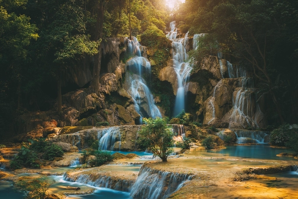 Kuang Si Waterfalls Laos 